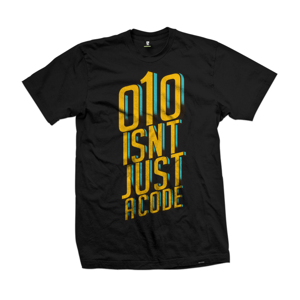 010 ISNT JUST A CODE (Retro) tee