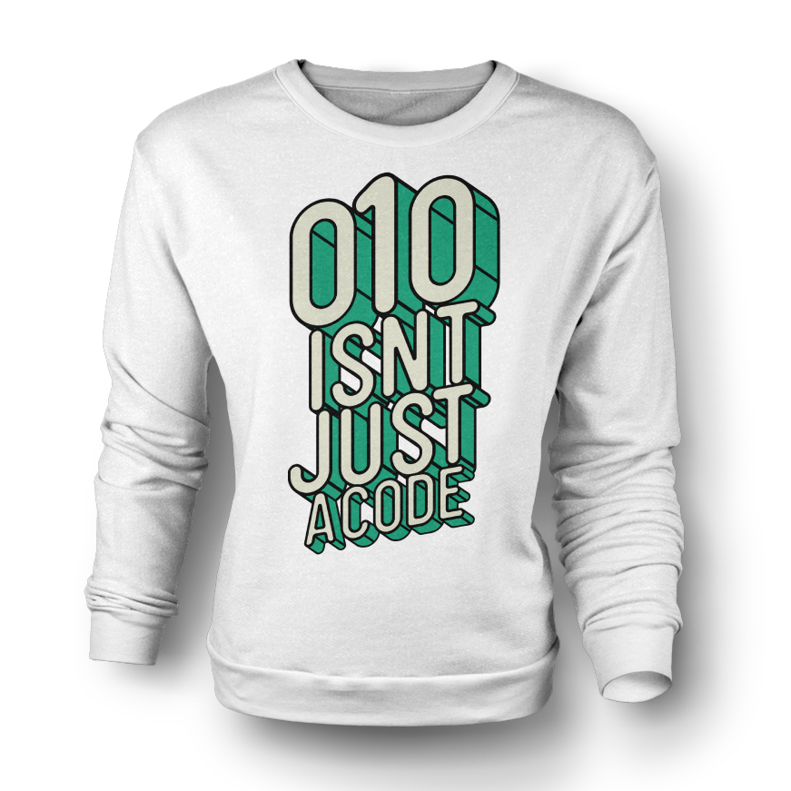 010 ISNT JUST A CODE (Vintage) Sweater