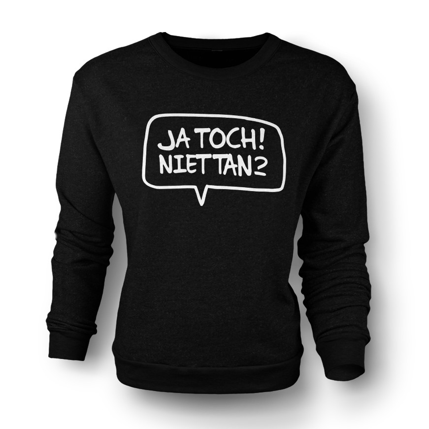 "Jatoch! Niettan?!" Sweater