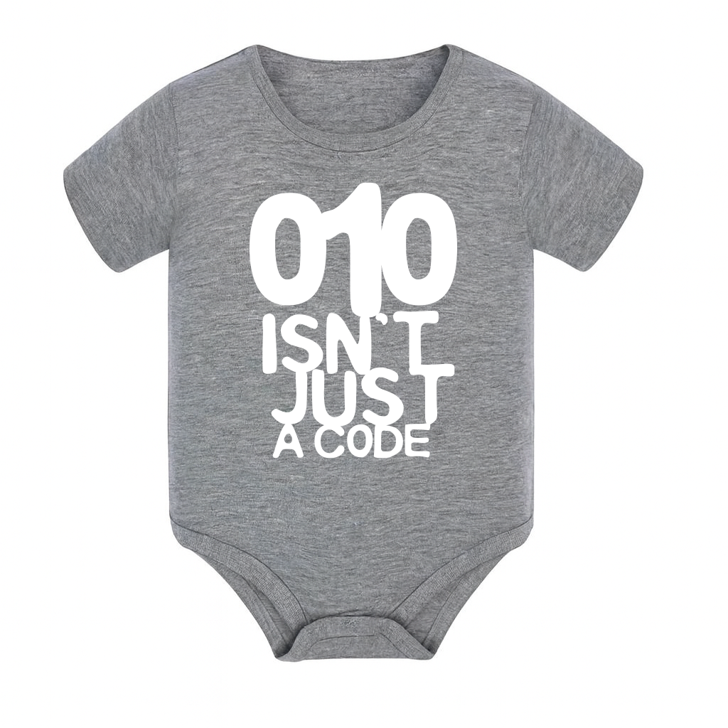 010 ISNT JUST A CODE Romper
