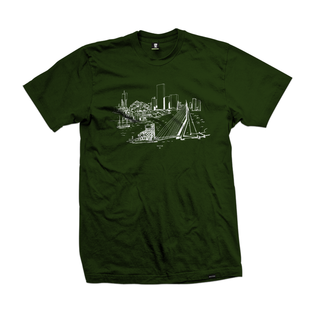 Skyline Rotterdam (tekening) tee