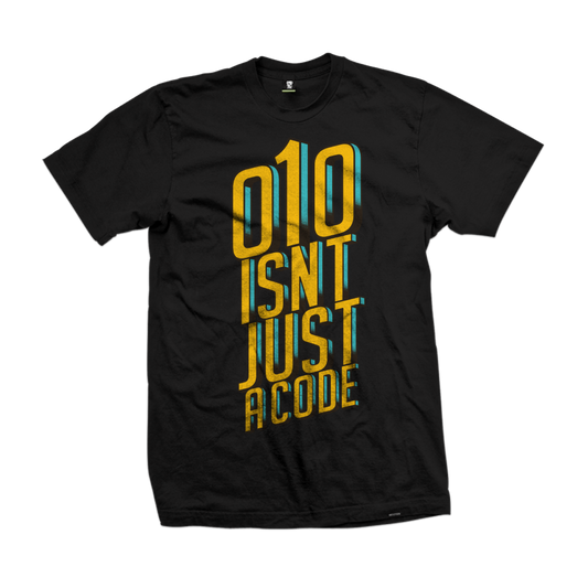 010 ISNT JUST A CODE (Retro) tee