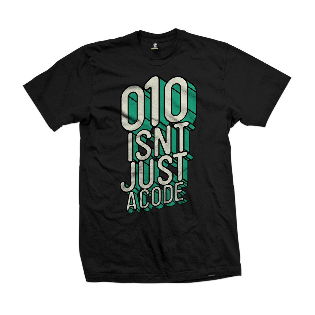 010 ISNT JUST A CODE (Vintage) tee