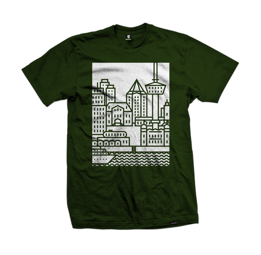 Landschap van Rotterdam 1 tee