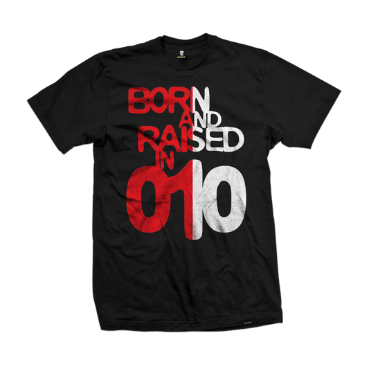 BORN AND RAISED IN 010 (Fey) tee