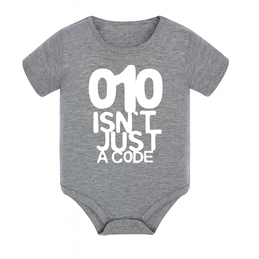 010 ISNT JUST A CODE Romper