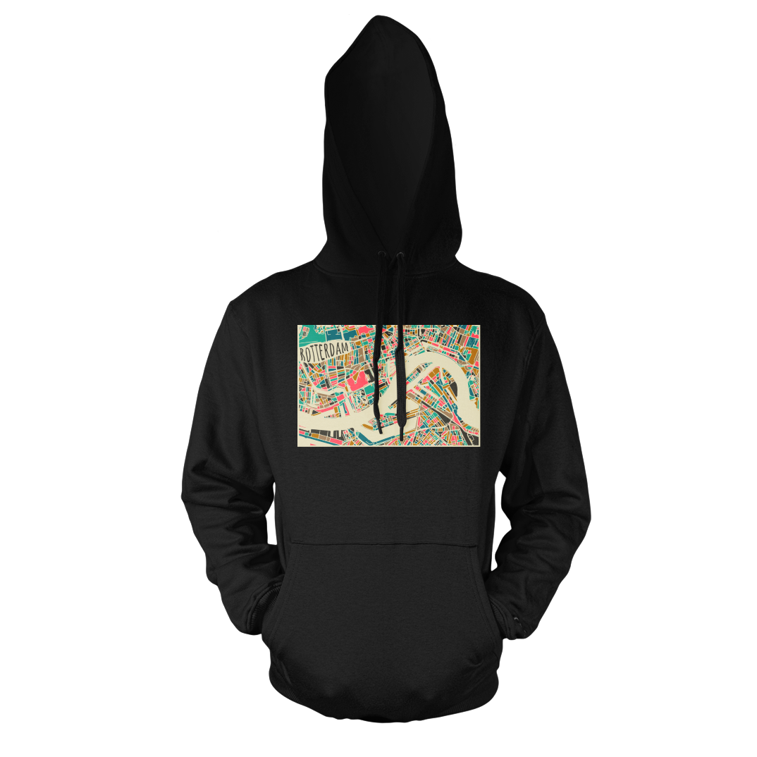 Retro Plattegrond Hoodie