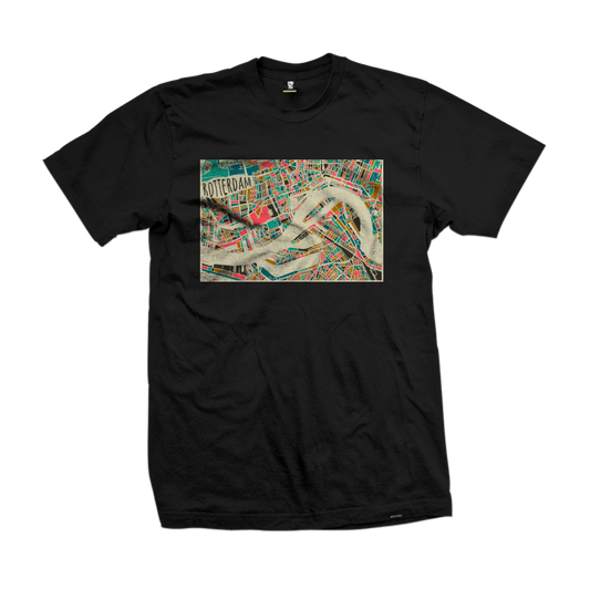 Retro Plattegrond tee
