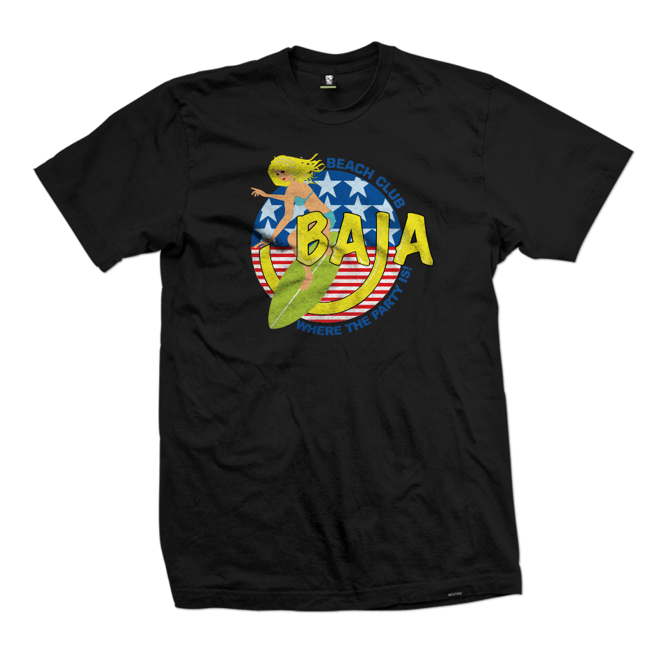 Baja Beachclub (Retro) tee
