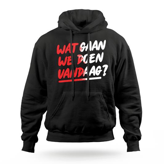 Wat Gaan We Doen Vandaag hoodie